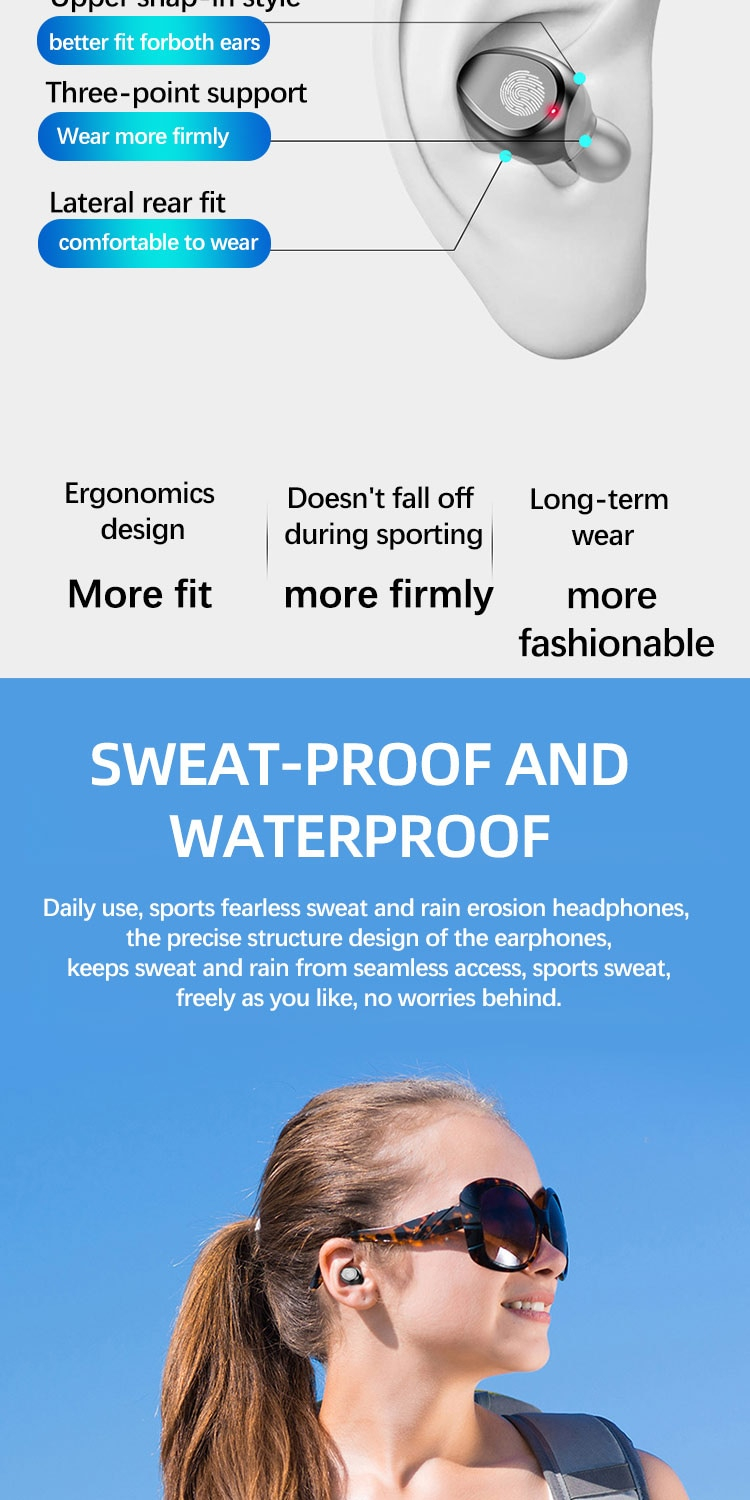 Mini In-Ear Wireless Earphones